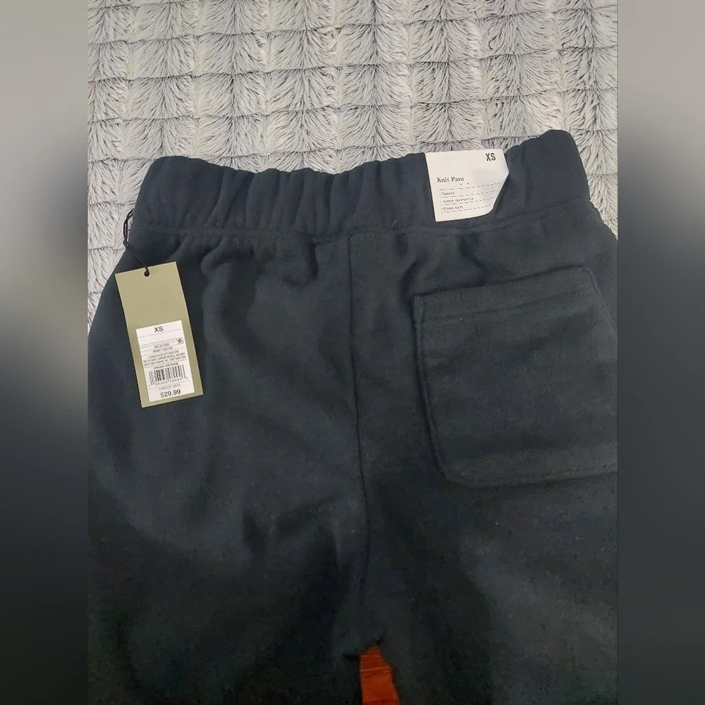 Nwt Goodfellow & Co fleece pants XS black‎